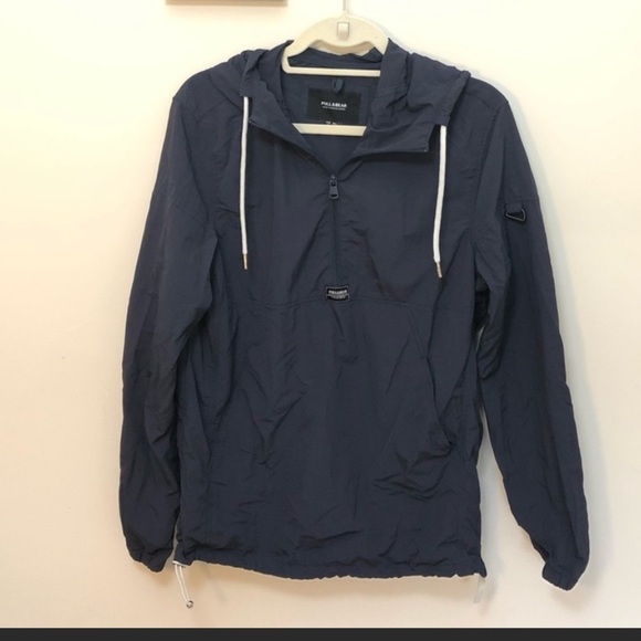 Pull & Bear Lightweight Navy Jacket - Picture 1 of 4